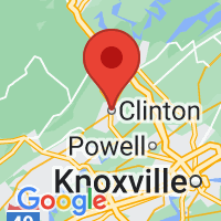 Map of Clinton, TN US